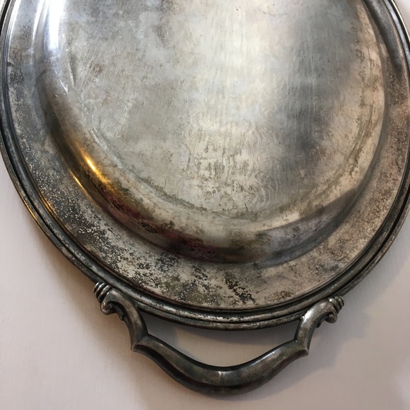 Vintage Silver Plated Serving Tray BEAUTIFUL - Picture 5 of 12
